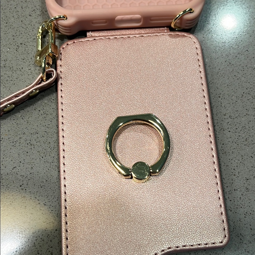 Rose Gold iPhone 11 Pro Case with Strap - Picture 6 of 12
